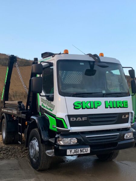 SKIP HIRE PICKUP TRUCK
